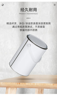Round Metal Paint Bucket with Handle 1L 4L 5L 6L 18L 20L Tinplate Chemical Bucket
