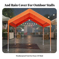 Commercial Vendor Tent Rainproof Four-Legged Waterproof Outdoor Gazebo Tent for Event Vendors, Families, Markets, Festivals, Athletic Events