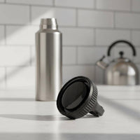 58 Mm Bottle Lid Ribbed Grip Cup Lid with Handle Easy to Clean