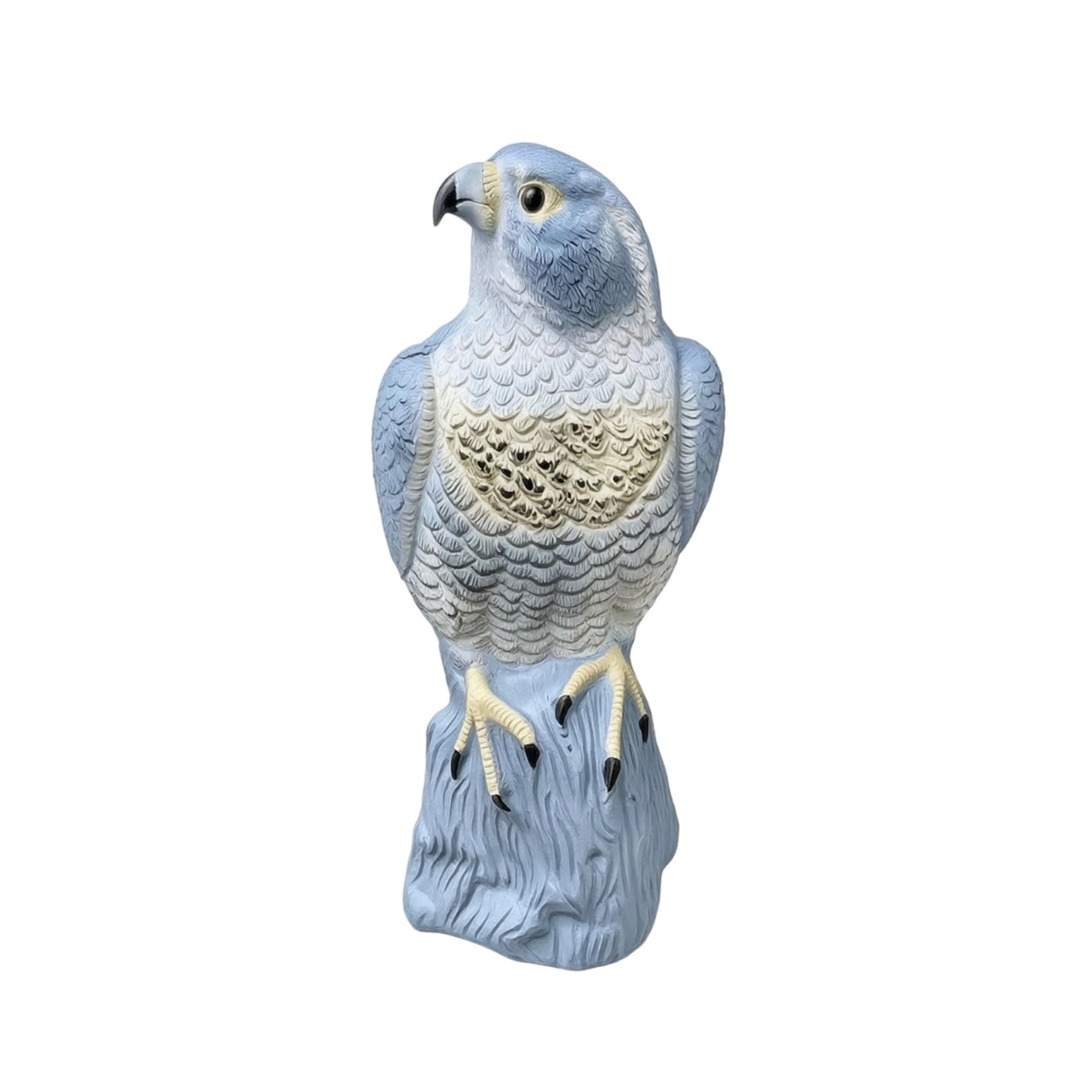 Eagle Figurine with Stump Base Realistic Decor Perched for Balcony, Homeowners