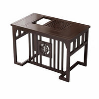Integrated Beverage Ceremony Table Chinese Appearance & Layout Household Furniture Space-Saving for Homeowners, Renters, Living Room, Balcony