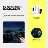 USB RGB car lights, music sync