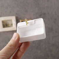 1:12 Scale Miniature Bathroom Sink Compact Dollhouse Sink Sturdy Furniture Farmhouse-Style for DIY Hobbyists