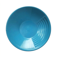 Panning Kit Gold Washing Sieveing Use, Lightweight Portable Gold Washing Pan, Pa #variant:Sky Blue