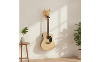 Decorative Guitar Hanger with Bull-Head Design Versatile Bull Head Guitar Hanger Multi-Functional Wall Ukulele Holder Strong for Home Studios, Music Rooms