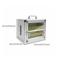Transparent Phone Locker Multi Compartment Mobile Storage Long-Lasting