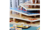 Educational Grasp Board Colorful Wooden Learning Puzzle Wooden Shape Sorter for Kids