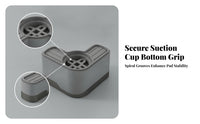4 Pieces Non-Slip Washer Foot Pad Raised Washing Machine Foot Riser L-Shaped Washer Leveling Pad Ribbed