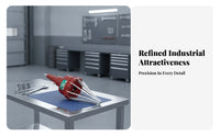 CV Joint Boot Installer Red and Silver Pneumatic CV Boot Expander Tool Construction
