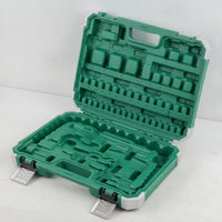 Tool Box with Metal Blow-Molded Empty Organizer Box Portable for DIYers