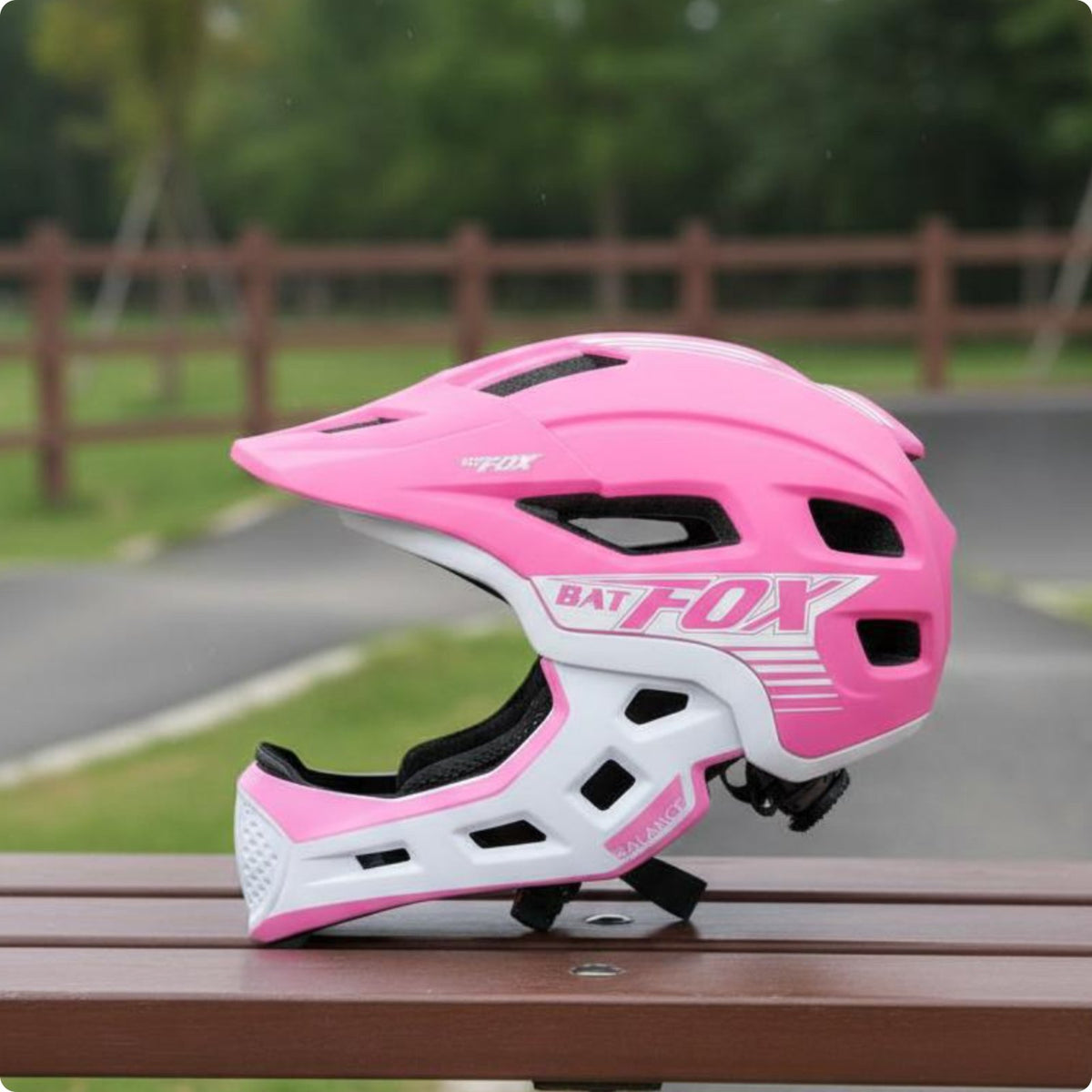 Detachable Chin Bar Helmet Visor Full Face Helmet Good Ventilation for Cycling