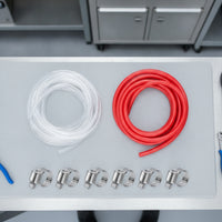 Beer Tubing Kit with Clamps Clear Beer Hose Kit with Clamps Transparent