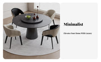 Upholstered Armchair Minimalist Design Dining Chair Modern Aesthetic