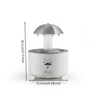 Umbrella Humidifier Decorative Rain Vapor Humidifier Vaporizer Compact Mist Maker Modern for Bedroom, Living Room