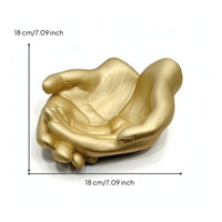 Hand Vase Lustrous Hand Sculpture Artistic for Entryway, Office