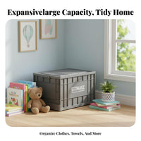 Wheeled Bin with Front Access Large Capacity Household Storage Multi-Purpose
