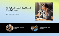 HiFi bass neckband headphones