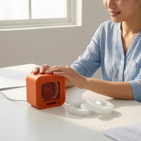 Ice-Crystal Fan High-Velocity-Style Desktop Cooling Fan Front Grille