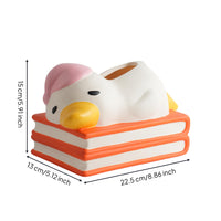 Cute Avian-Shaped Tissue Box Duck-Shaped Holder Easy to Home Decor for Desk