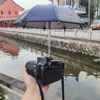Camera Umbrella with Hot Shoe Mount for Sony Camcorders, Sun and Rain Protection