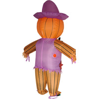 Halloween Inflatable Pumpkin Scarecrow Prop for Yard Party Decoration