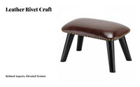 Studded Padded Stool American Aesthetic Small Bench Sturdy Legs for Children