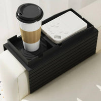 Sofa Armrest Tray Easy to Clean Armrest Storage Tray Space-Saving