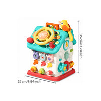 Interactive Busy House Multifunctional Busy Board House Tabletop Basic Life Skills for Toddlers