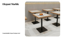 Banquette Dining Set Nordic Design Dining Set with Bench Booth design Elegant Appearance for Bar