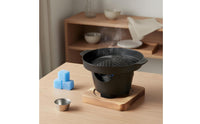 Korean Barbecue Plate Single Serving Mini Personal BBQ Grill Portable for Indoor