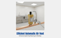 Automatic Brass Air Vent Valve for Heating, Central Air Conditioning, Water Supply, Heat Pump, Multiple Thread Options