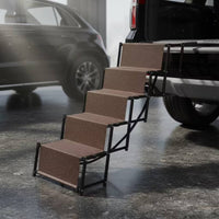 Pet Car Stair Ladder Heavy Duty Dog Car Steps Lightweight Foldable Pet Ladder for SUV