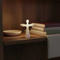 Transparent Angel Cross Gift Handheld Prayer Cross Peaceful Design Spiritual Decor for Display