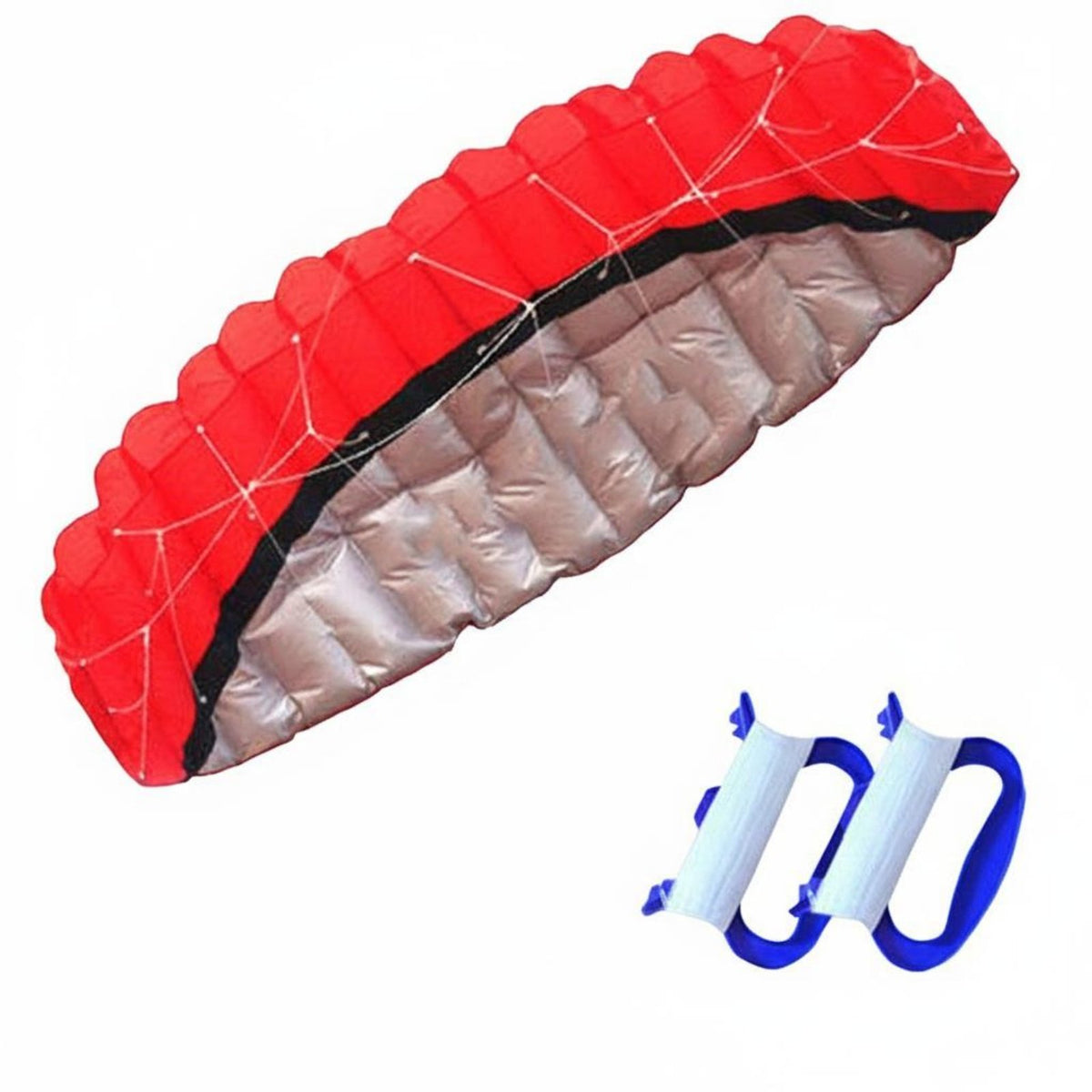 Soft Parafoil Acrobatic Kite Stable Soaring Double Line Parafoil Kite Tear Resistant Outdoor Toy for Beach
