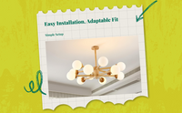 Adjustable oak ceiling light
