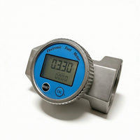 Digital Impeller Volume Meter Waterproof Volume Meter with Digital Screen Display Electronic for Propellant Handling