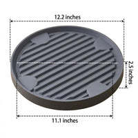 Plant Saucers with Rolling Casters, Flower Pot Stand and Plant Pot Tray, One-Piece Molding Floor Standing Indoor Outdoor Base, Beige