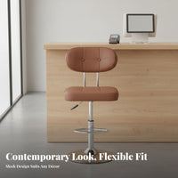 Adjustable rotating Stool with Armrests Sturdy Base for Bar, Home, Business Owners