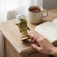 Natural Crystal Tree of Life Bell Ornament for Yoga, Healing, and Meditation