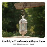 Vintage Lantern with Metal Frame