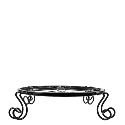 3 Pieces Wrought Iron Plant Stand Heavy Duty Metal Flower Pot Holder Rust-Proof