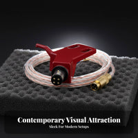 Universal Turntable Headshell Zinc Alloy Construction for Vinyl Enthusiasts, DJs