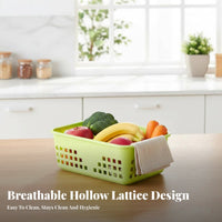 Woven Storage Basket adaptable Rectangular Wovenand design container Stackable