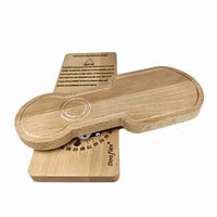 Pilates Wooden Foot Rotation Trainer Hip Lifter Hip Joint External and Internal Rotation Measurement Recorder