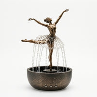 Ballerina Water Fountain Elegant for Meditation Space, Dancers