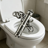 Double Chain Pipe Cleaner Reusable Toilet Drain Snake Flexible Coil