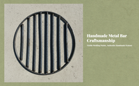 Steel Grill Grate, Heat Resistant, Round Stove Rack