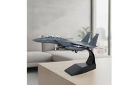 1:100 F 15E Strike fighter Model 1:100 Scale F 15E Fighter Jet Model Alloy Jet with Stand for Collectors
