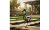 Metal Waterfowl Outdoor Duck Garden Statue Garden Statue for Gardeners, Homeowners, Yard, Patio, Lawn