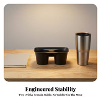 Two-Cup Car Cup Holder Insert